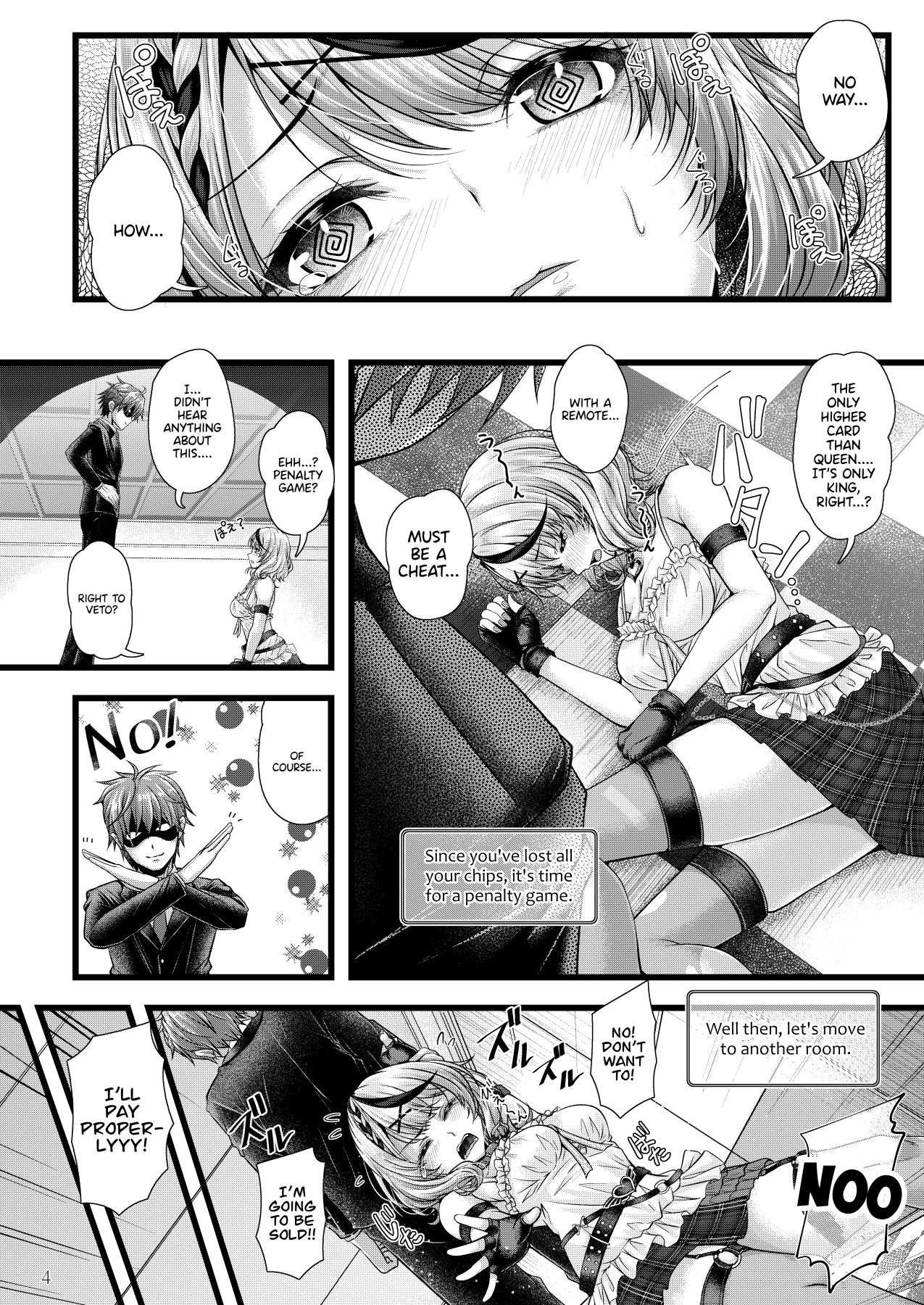 Hentai Manga Comic-Lewd Bathtime With Sakamata Chloe-Read-4